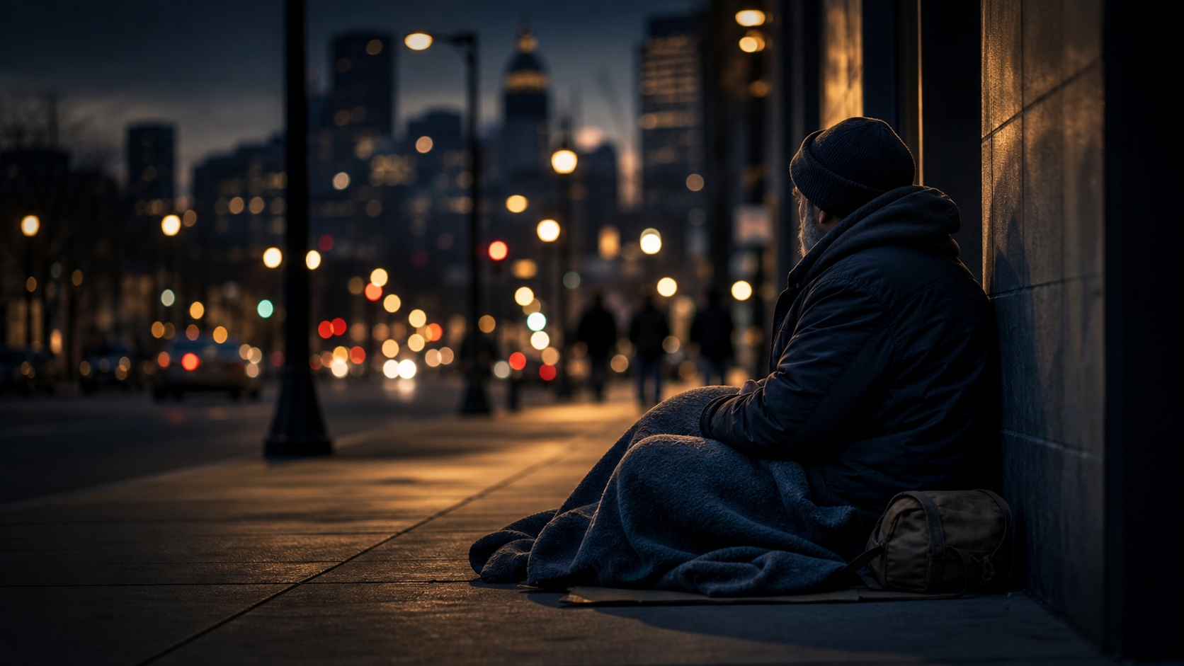 Urban social impact scene